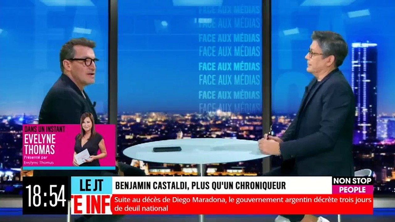 Benjamin Castaldi explique que sa famille et lui sont sous protection, sur Non Stop People