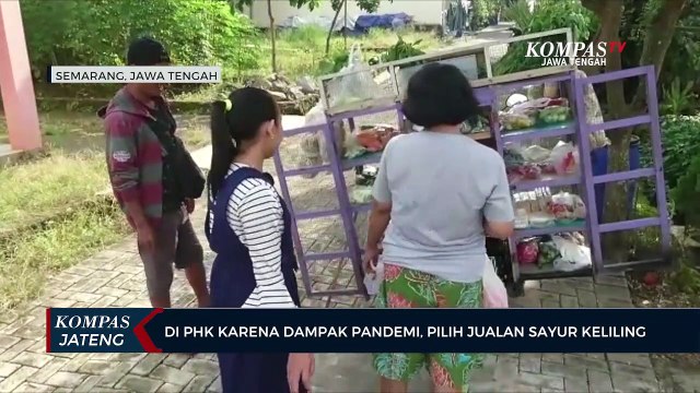 Di PHK Dampak Pandemi, Pilih Jualan Sayur Keliling