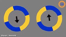 Si vous voyez la taille et la position de ces cercles bouger, alors clignez vite des yeux et vous verrez que vous aviez tort