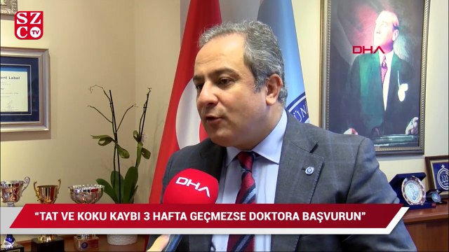 ‘Corona virüste tat ve koku kaybı 3 haftada geçmezse, hekime başvurun’