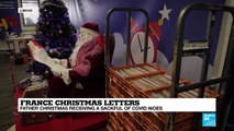 France Christmas letters: Father Christmas receiving a sckful of Covid woes