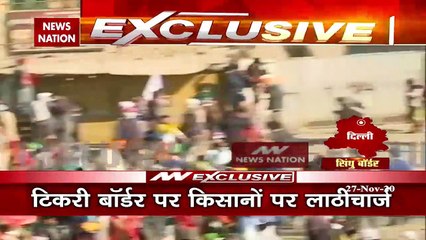 Farmer Protest: सिंधु बॉर्डर पर किसानों और पुलिस के बीच भिड़ंत, देखें ग्राउंड रिपोर्ट