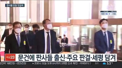 '단순 평가 vs 부적절'…판사들 반응 엇갈려