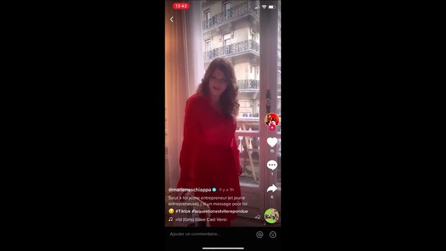Marlene Schiappa débarque sur Tik Tok (salut à toi jeune entrepreneur)