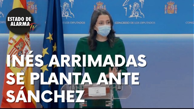 ARRIMADAS se PLANTA ante SÁNCHEZ y le deja solo con los INDEPENDENTISTAS
