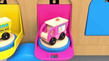 Learn Colors with Toy Street Vehicles Parking - Colors Collection