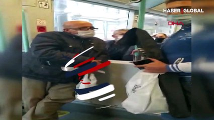 Tramvayda maske tartışması: Neyin peşindesin sen?