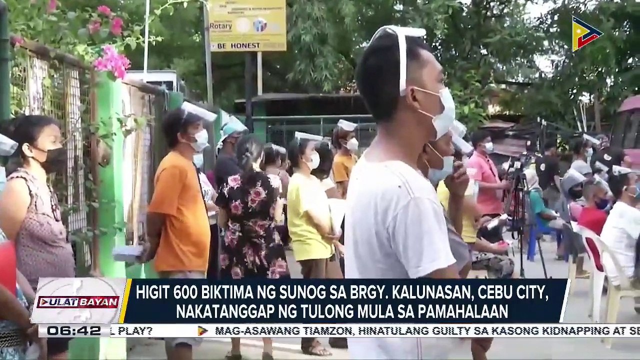 Higit 600 biktima ng sunog sa Brgy. Kalunasan, Cebu City, nakatanggap ng tulong mula sa pamahalaan; NHA at DTI, nagsagawa ng assessment para sa housing materials at tulong-pangkabuhayan para sa mga biktima