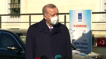 Cumhurbaşkanı Erdoğan: Biz şu anda Sağlık Bakanlığımızın da attığı adımlarla tedbirleri almaya mecburuz ve alacağız