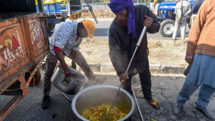 Farmers came with full preparations to oppose Farm Bills