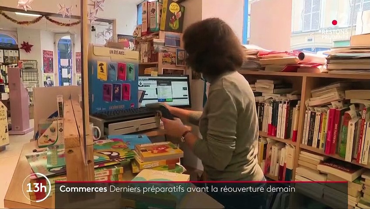 Commerces : derniers préparatifs avant la réouverture