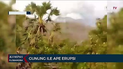 Gunung Ile Ape Erupsi