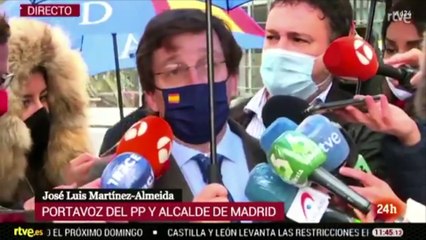 Martínez Almeida indignado con la visita de Sanchez a La Paz sin Ayuso y Madrid le aplaude