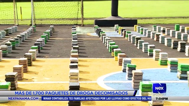 Más de 1,700 paquetes de droga decomisados - Nex Noticias