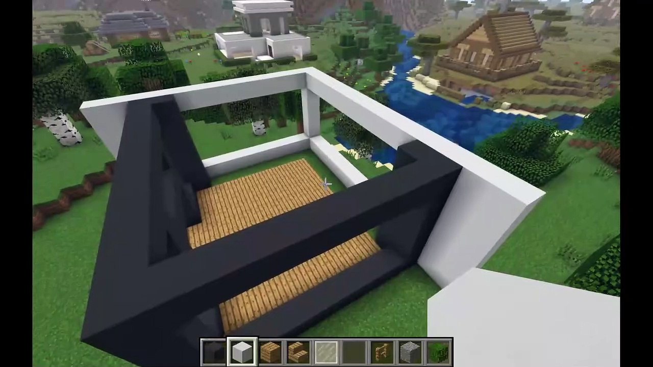 How to build a Modern Mansion in Minecraft *easy*