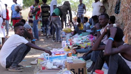 إثيوبيون يحاولون إعادة بناء حياتهم في مركز للاجئين في السودان