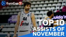 7DAYS EuroCup, Top 10 Assists of the November!