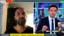 Face à la vidéo du tabassage par des policiers :  2 syndicalistes, 2 ambiances