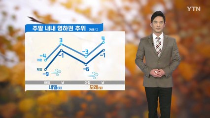 [날씨] 주말 내내 영하권 추위...서해안·강원 눈 날림 / YTN