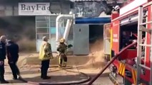 BURSA - Mobilya fabrikasında çıkan yangın söndürüldü