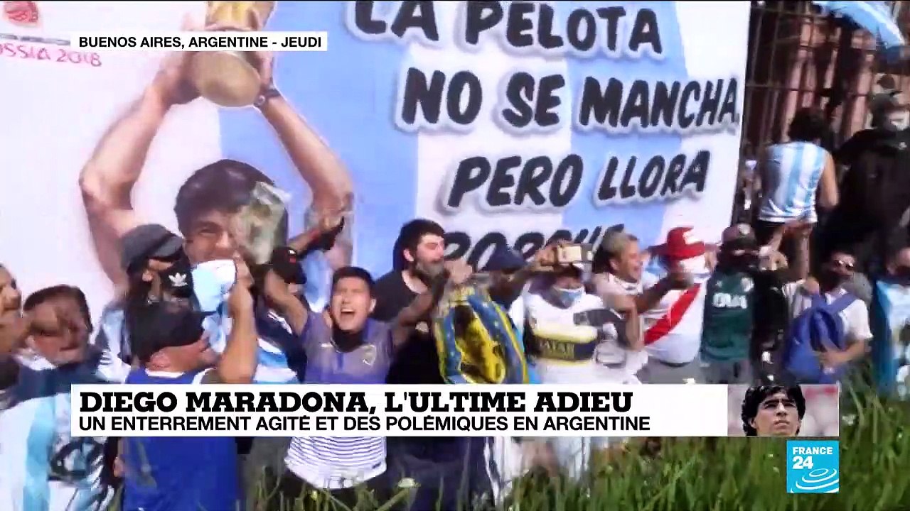 Décès de Diego Maradona : un enterrement agité et des polémiques en Argentine