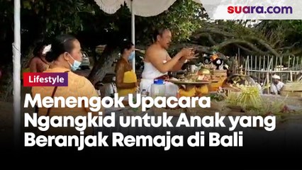 Menengok Upacara Ngangkid untuk Anak yang Beranjak Remaja di Bali