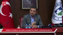 İmamoğlu’ndan Cumhurbaşkanı’na yanıt: Kanal İstanbul, sonu gelmiş bir projedir