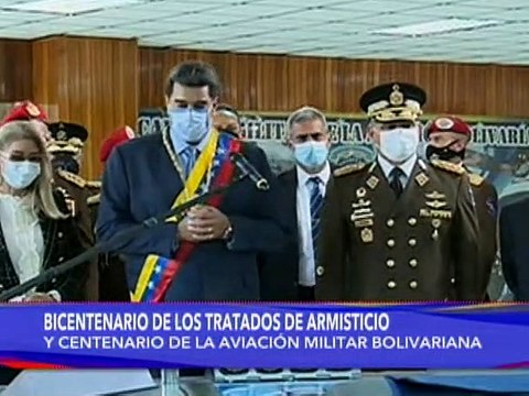 Aviación Militar Bolivariana en su centenario otorga reconocimiento al Comandante en Jefe de la FANB, Nicolás Maduro