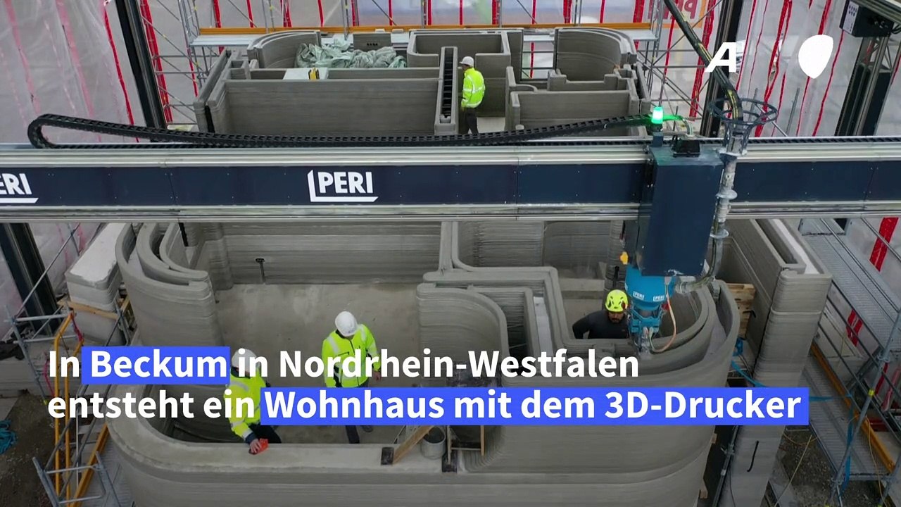 Deutschlands erstes Haus aus dem 3D-Drucker entsteht in NRW