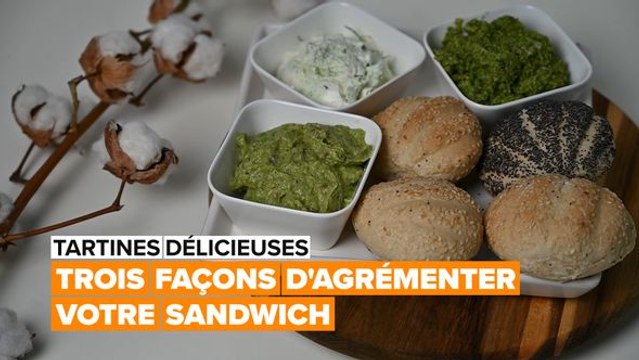 Tartines délicieuses : trois façons d'agrémenter vos sandwichs