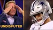 Dallas Cowboys fall to Washington Football 41-16: NO DAK NOTHING - Skip Bayless | UNDISPUTED