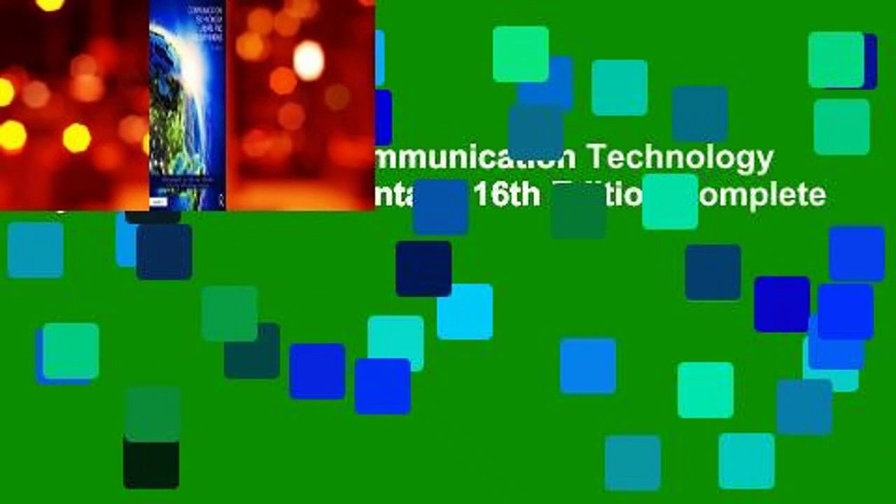 About For Books  Communication Technology Update and Fundamentals: 16th Edition Complete