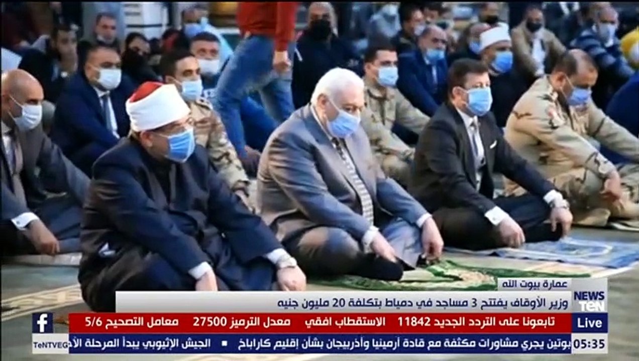 وزير الأوقاف يفتتح 3 مساجد في دمياط بتكلفة 20 م...