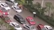 Floods in Shenzhen caused by heavy rainstorms: long traffic jams ahead of National Holiday 2020