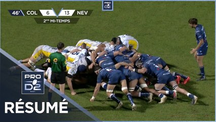 PRO D2 - Résumé Colomiers Rugby-USON Nevers: 19-16 - J11 - Saison 2020/2021