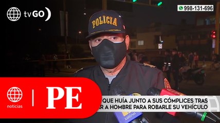 Delincuente es abatido tras asaltar y secuestras a una persona | Primera Edición