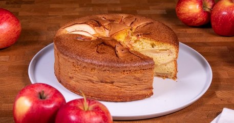 Préparez un gâteau aux pommes moelleux et réconfortant