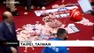 Fighting erupts in the Taiwanese parliament over meat imports