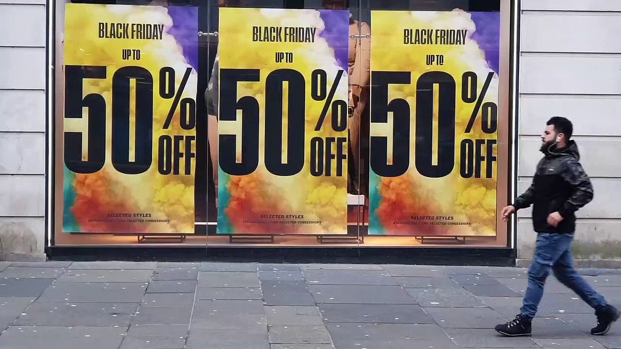 The streets of Glasgow were nearly empty this Black Friday