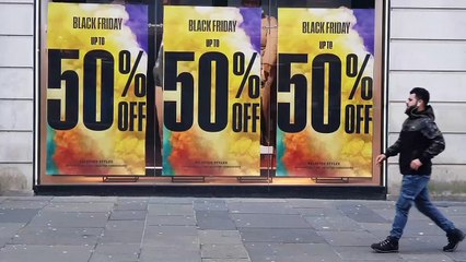 The streets of Glasgow were nearly empty this Black Friday