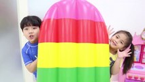 Pretend Play Hide and Seek Peek A Boo Sing Along Nursery Rhymes -  kids funny videos