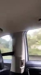 Ces filles se retrouvent avec une énorme araignée dans leur voiture