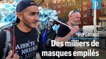 Ils marchent de Marseille à Paris pour ramasser les masques jetés au sol