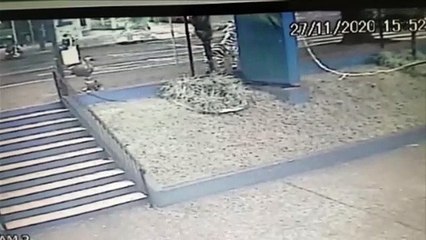 Van acessou Erechim na contramão antes de acidente, mostra vídeo