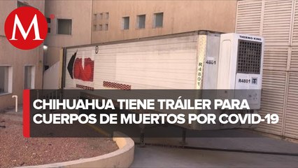 Espacio para 50 cuerpos y bajas temperaturas: así es un "tráiler de la muerte" por covid