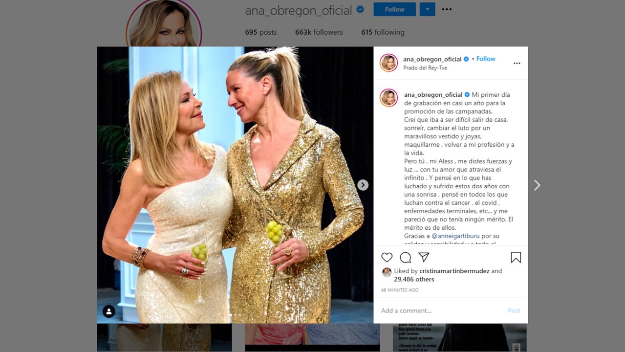 Primeras imágenes de Ana Obregón y Anne Igartiburu de las Campanadas 2020