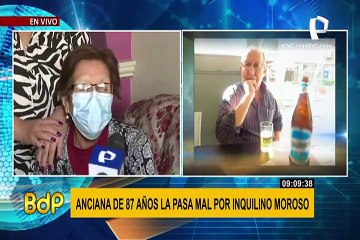 Anciana de 87 años  la pasa mal por inquilino moroso