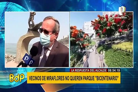 Alcalde de Miraflores ante protestas por parque Bicentenario: Es un tema de racismo