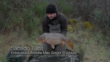 Sábado 18hs Entevista a Andy MAc Gregor (Escocia) Carp Fishing