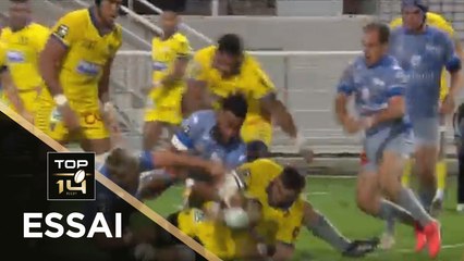 TOP 14 - Essai de Paul JEDRASIAK (ASM) - Castres - Clermont - J10 - Saison 2020/2021